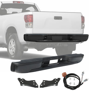 JDMSPEED Rear Bumper For 1999-2007 Chevy Silverado GMC Sierra 1500 1999-2004 2500