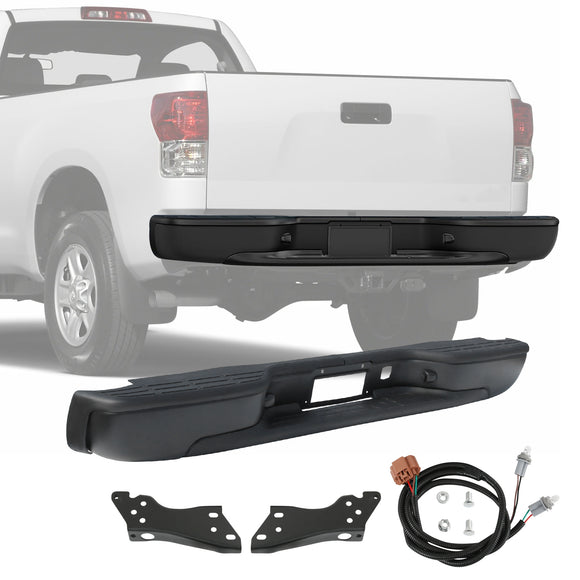 JDMSPEED Rear Bumper For 1999-2007 Chevy Silverado GMC Sierra 1500 1999-2004 2500