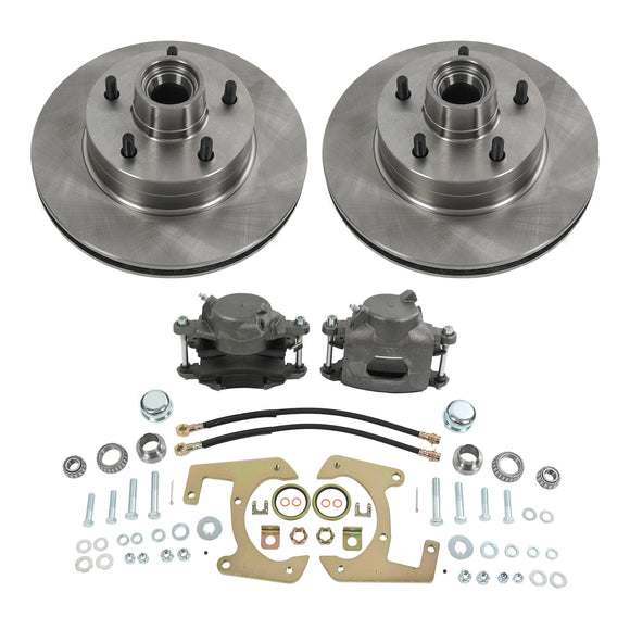JDMSPEED Disc Brake Conversion Kit For Chevy GMC 1947-59 3100 Half-Ton Pickup 5 on 4.75