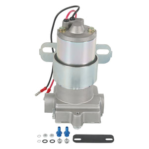 JDMSPEE 110 GPH 13-14PSI Low Pressure Electric Fuel Pump 12V NEW For Gasoline Carburetor