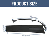 JDMSPEED For 11-19 Ford Taurus Front Door Window Trim Keyless Entry Pad LH Driver BLACK