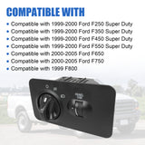 JDMSPEED Headlight Switch For Ford F-250 F-350 F-450 F-550 F-650 F-750 1999-2005