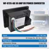 JDMSPEED 30 amp rv power Converter Battery Chargers NEW For RV,Camper,caravans WF-8735-AD