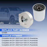 JDMSPEED Fuel Filter Conversion Kit 121003 For 2011-2025 Ford F250 F350 6.7L Powerstroke