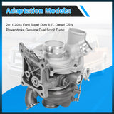 JDMSPEED CSW Powerstroke Dual Scroll Turbo NEW For Ford Super Duty 6.7L Diesel 2011-2014