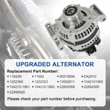 JDMSPEED Alternator Fits Chevrolet Malibu 2013-2019 Blazer Impala Buick Regal GMC 150A CW