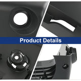 JDMSPEED 84855-B2000EQ Fits For KIA SOUL 2014-2019 BLACK STEERING COLUMN LOWER BEZEL