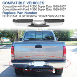 JDMSPEED Rear Step Bumper W/o Park Sensor Holes Chrome For 1999-2007 Ford F-250 F-350