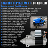 JDMSPEED New Starter 1209817 For CUB CADET KOHLER JOHN DEERE NH TORO 2409803 2409801