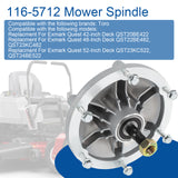 JDMSPEED 	 48" 52" TITAN BLADE DECK SPINDLE FOR TORO For EXMARK 116-5712 109-8744 QUEST