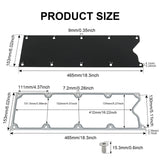 JDMSPEED For LSX LS1 LM7 LS Gen 3 Valley Pan Cover Plate With Gasket & Seals Low Profile
