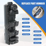 JDMSPEED Front Left Power Window Switch For Cadillac Chevy GMC Yukon 4Door Silverado 1500