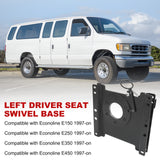 JDMSPEED Seat Swivel Base Bracket Left Driver Side For Ford Econoline E150 E250 E350 E450