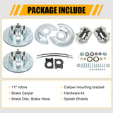 JDMSPEED For 1964-1973 Ford Mustang Front Disc Brake Conversion Kit, 11" Rotors