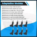 JDMSPEED Set of 8 Fuel Injectors 04591851AA NEW For Chrysler 300 Hemi 5.7L V8 2005-2009