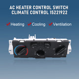 JDMSPEED for 04-12 Chevrolet Colorado GMC Canyon Temperature Heater/AC Dash Control Panel