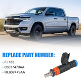 JDMSPEED 05037479AA Set of 8 Fuel Injector For Dodge Ram Chrysler Jeep 5.7L 6.1L