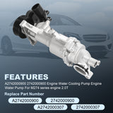 JDMSPEED Fits Mercedes-Benz C300 2.0L 2015-2018 NEW 2742000900 Engine Water Cooling Pump