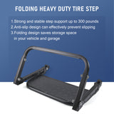 JDMSPEED Tire Step Tire Mounted for Pickup Truck SUV Adjustable Max 13.8" Tire Width