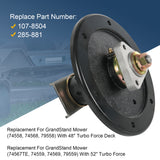 JDMSPEED Spindle 107-8504 NEW For Toro 48 52 60 Inch Deck Z Master 400 410 450 500 528