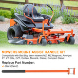 JDMSPEED 088-3500-00 Lawn Mower Mount Assist Handle Kit NEW For Bad Boy Mowers Orange