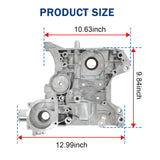 JDMSPEED Oil Pump Fit Chevrolet Cruze Limited Sonic Cruze 1.8L L4 DOHC 25195118