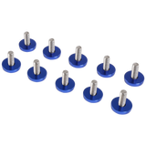 JDMSPEED New 20pcs Universal Blue Color Aluminum Fender Washer Engine Bay Dress Up Kit