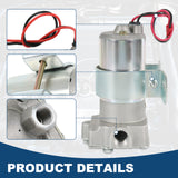 JDMSPEE 110 GPH 13-14PSI Low Pressure Electric Fuel Pump 12V NEW For Gasoline Carburetor