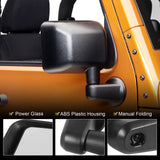 JDMSPEED Left Right Side View Mirror Set NEW For Jeep Wrangler 2018 Wrangler JK 2007-2017