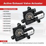 JDMSPEED 2x Active Exhaust Valve Actuator Fits Dodge Charger Cummins 5.7L 6.2L 2015-2023