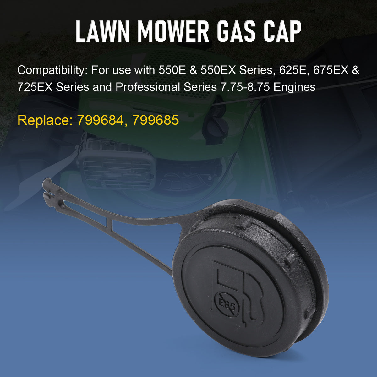 JDMSPEED NEW Fuel Cap Fit For Briggs & Stratton Tank 799585 799684 ...