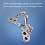 JDMSPEED Engine Oil Cooler Line For 2007-2019 Toyota Highlander Venza Sienna Lexus RX450h