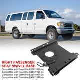 JDMSPEED Seat Swivel Front Right Passenger For Ford 1997-24 Econoline E150 E250 E350 E450