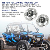 JDMSPEED Pair Front Rear Wheel Hub Rotor For 2014-2022 Polaris RZR XP 1000 RZR S W/ Studs