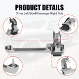 JDMSPEED Outer Door Handle Front Pair NEW For 1980-1996 Bronco 1980 - 1997 Ford Pickup