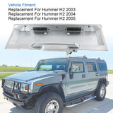 JDMSPEED 15135441 Silver Rear Tailgate License Pocket New For Hummer H2 2003-2005