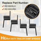 JDMSPEED NEW RS16933R/L H Left & Right Side Heavy-Duty Ramp Trailer Coil Springs 2 Pairs