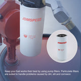 JDMSPEED 18GPM 3/4" 10Micron Particulate Filter for Diesel Gas Transfer Tanks Fuel Barrel