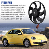 JDMSPEED NEW Electric Right Cooling Fan VW3115113 Assembly For Volkswagen Jetta 2005-2017