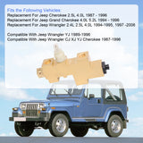 JDMSPEED Brass Brake Proportioning Valve Fit For Jeep CJ XJ & YJ Jeep Wrangler 1987-1996
