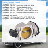 JDMSPEED 75MM Electronic Throttle Body For 2005-2010 Ford F-150 F250 Expedition 5.4L