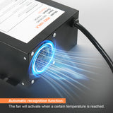 JDMSPEED Power Supply Charger 3 Stage Charging 100 AMP RV Power Converter 110V to 12VDC