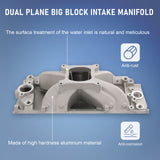 JDMSPEED BBC Aluminum Air Gap Single Plane Intake Manifold 396-454 For Big Block Chevy V8