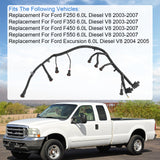 JDMSPEED FICM Diesel Fuel Injector Wiring Harness For Ford F-250 F-350 Super Duty 6.0L
