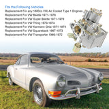 JDMSPEED NEW 12V 34 PICT-3 Carburetor Electric w/ Gasket For VW Beetle 34PICT3 98-1289-B