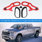 JDMSPEED For 2019 2020 Ram 1500 Heavy Duty Front Left & Right Red Tow Hook w/ Hardware