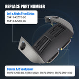 JDMSPEED High-quality AC Heater Air Vent Fit for Toyota RAV4 06-12 55670-42060-B0