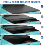 JDMSPEED 5.5FT Soft Quad-Fold Tonneau Cover Short Truck Bed NEW For Toyota Tundra 2022