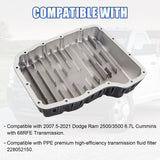 JDMSPEED NEW Aluminum 68RFE Transmission Pan Deep For Ram 6.7 Cummins Diesel 2007-2025