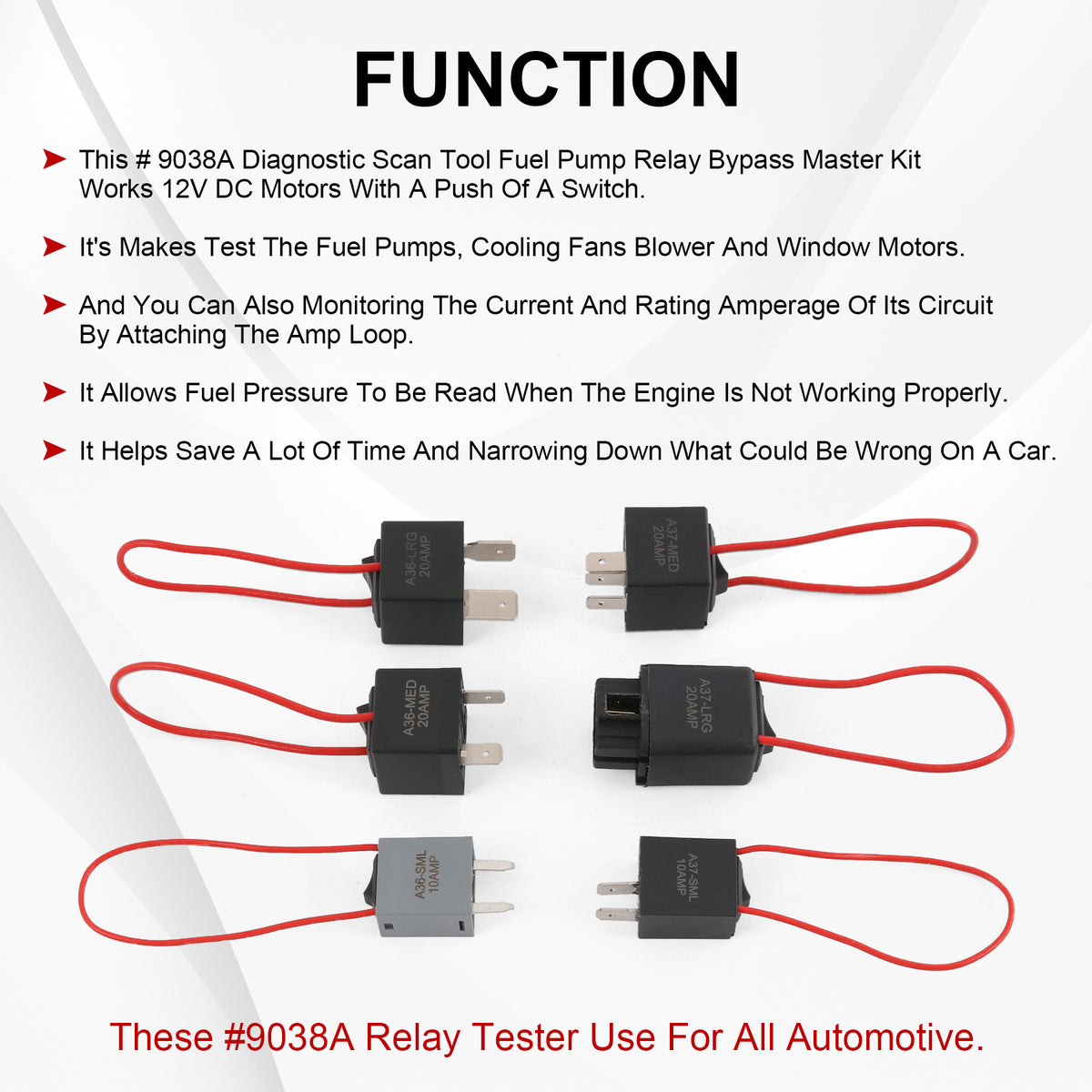JDMSPEED Relay Bypass Switch Kit with Amp Loop 9038A JDMSPEED Motor